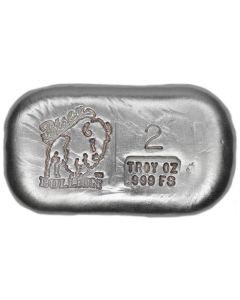 2 Troy Ounce Silver Bar 