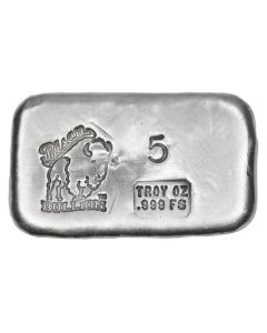 5 Troy Ounce Silver Bar