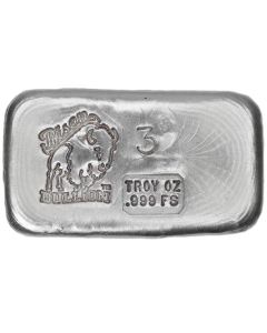 3 Troy Ounce Silver Bar