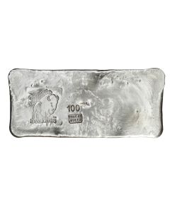 100 Troy Ounce Silver Bar - Discontinued