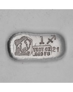 1 Troy Ounce Silver Bar - Sagittarius 2021