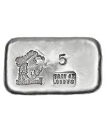 5 Troy Ounce Silver Bar