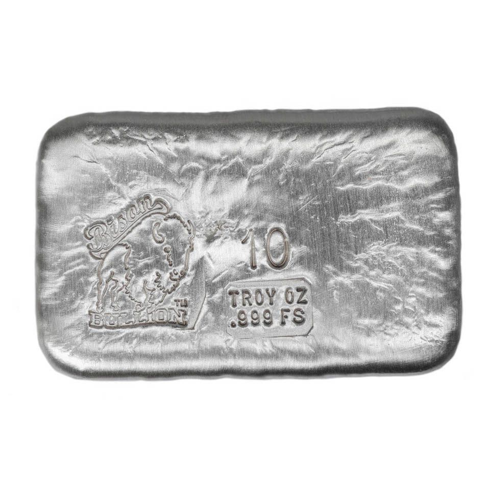 10 Troy Ounce Silver Bar