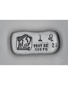 1 Troy Ounce Silver Bar - Leo 2022