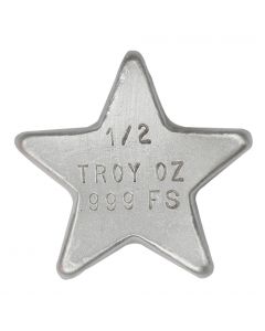 1/2 Troy Ounce Silver Star 