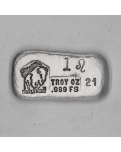 1 Troy Ounce Silver Bar - Leo 2021